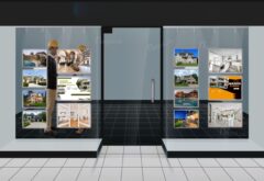 Les Caractéristiques des Porte-affiches Vitrine Immobiliers
