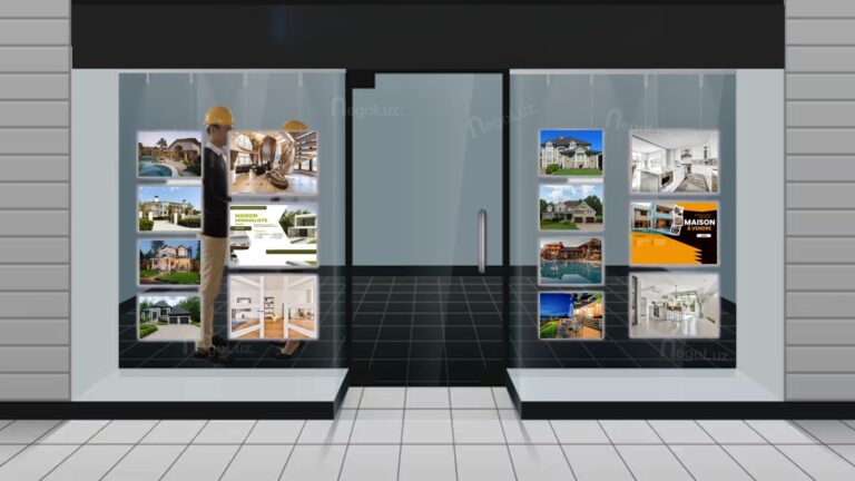 Quelles sont les caractéristiques des porte-affiches vitrines immobiliers ?