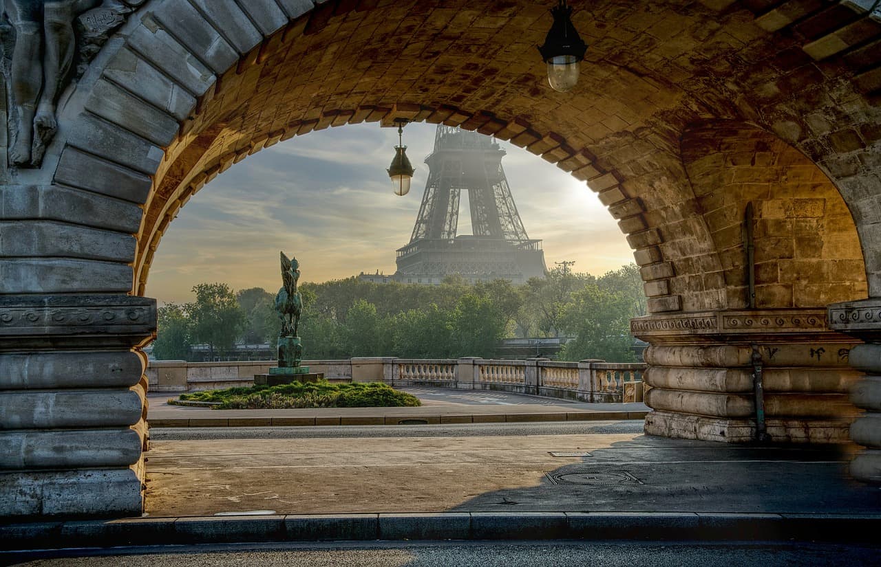 vue sur la tour eiffel